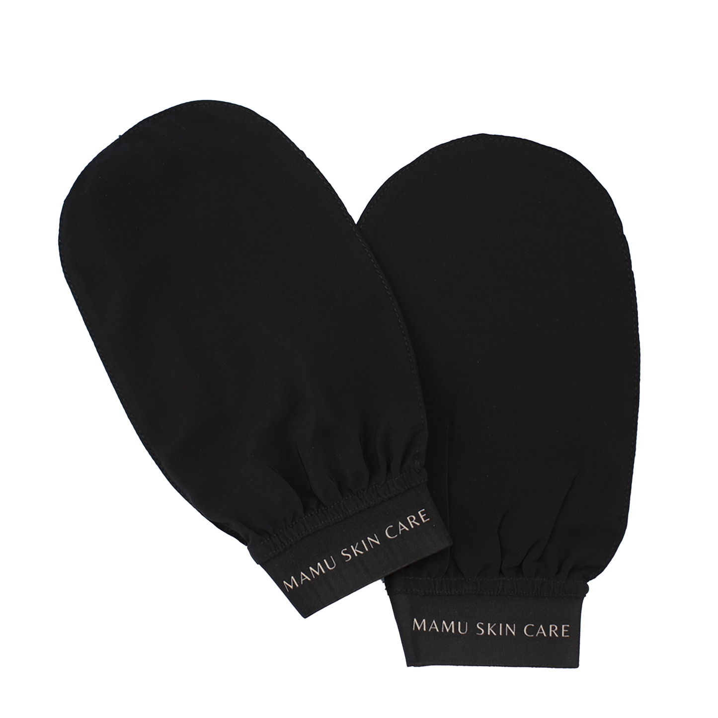 Gant exfoliant en soie noir